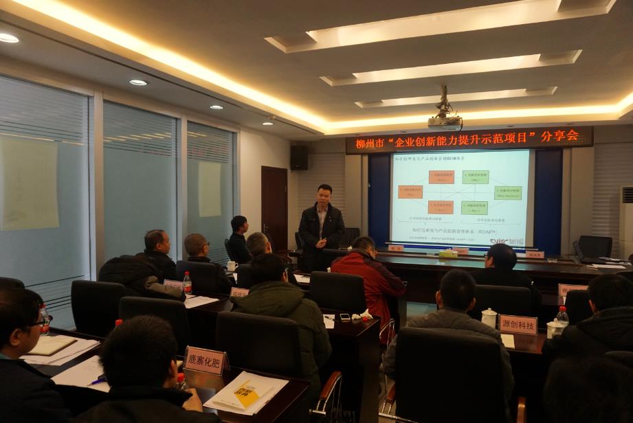 柳州市“企业创新能力提升示范项目”分享会成功举办